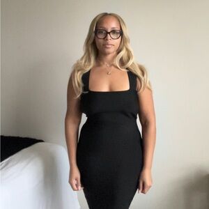 bebe Black Bandage Dress